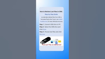 How to Retrieve Lost Files in USB - Full Guide #usb #usbdrive #datarecovery #aomeifastrecovery
