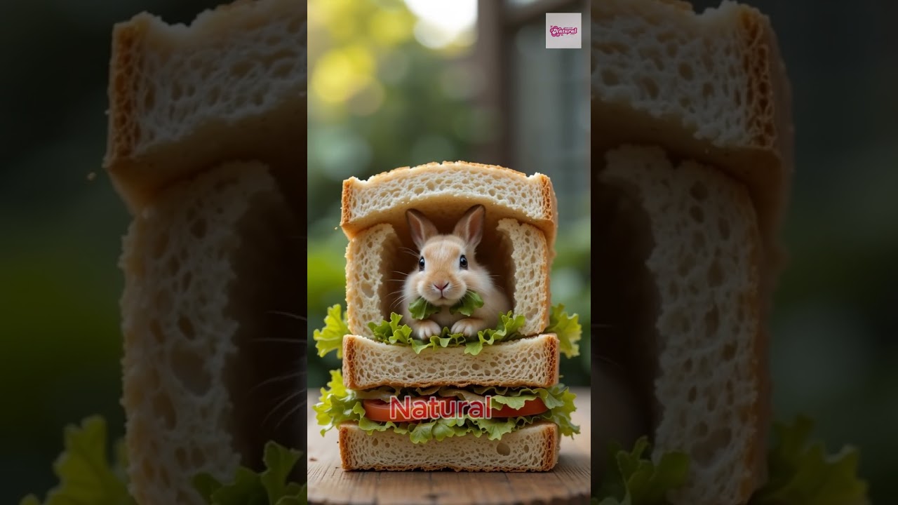 Adorable Bunny Burger | Charming Pet Rabbit 