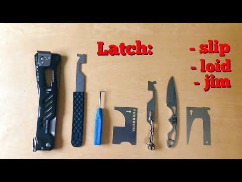 Latch Jim Tools - Tactical Lock Picking approach.