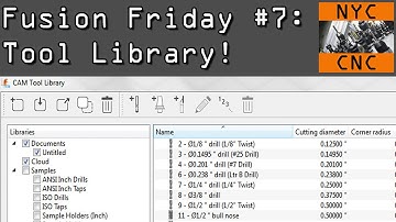Fusion Friday #7: Tool Library!