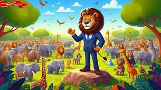 🦁🌟 Ormanda Büyük Heyecan! Aslanın Kükremesiyle Eğlenceli Keşif ve Öğrenme Zamanı 🌿🎶