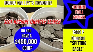 1983 P Spitting Eagle Quarter Montanas #1 coin channel Las Vegas COIN HUNTER is live!