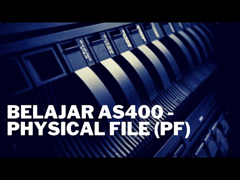 Belajar AS400 - Physical File (PF)
