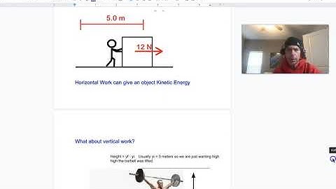 Unit 12, intro video work, energy, and power