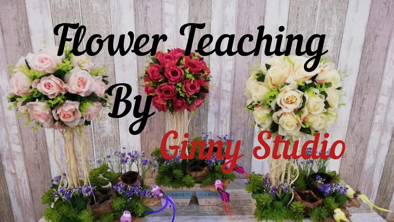 Flower Teaching by Ginny Studio018 YouTube