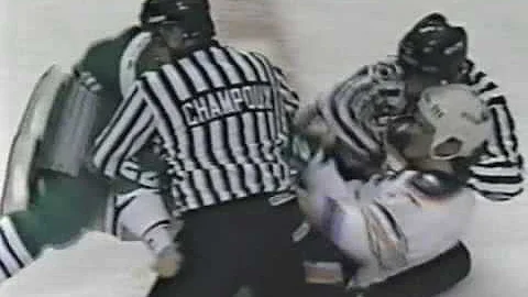 Brad May vs Ed Kastelic Feb 11, 1992