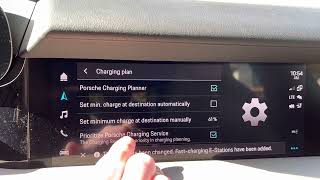 How to Use the Charging Planner in a Porsche Taycan