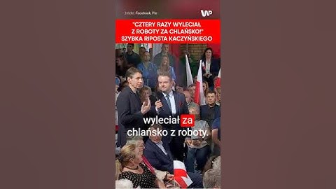"Cztery razy wyleciał za chlańsko". Błyskawiczna reakcja Kaczyńskiego