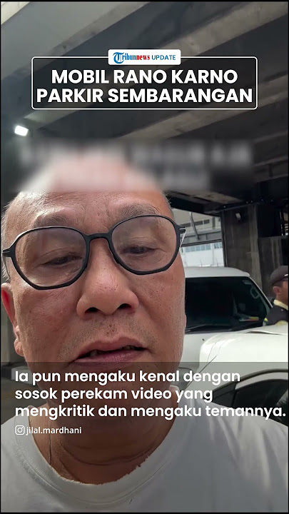 Viral Video Mobil Dinas Rano Karno Parkir Sembarangan & Dicap Belagu, Ini Klarifikasi Wagub Jakarta