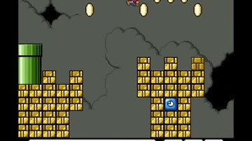 SMB3 for Super Mario All-Stars Custom Level #576 - 10 Seconds to Fall Back Slopes