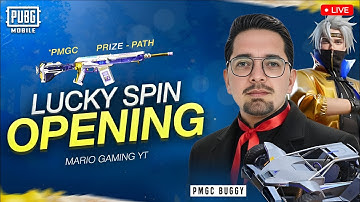 NEW PMGC LUCKY SPIN + PRIZE PATH REWARDS! MYTHIC AFTER MYTHIC! 😳 | PUBG MOBILE @MarioGamingYTLIVE