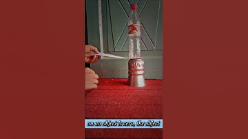 my second video, 😇 Newtown first law of motion or inertia home experiment 🏡 try this experiment 👍