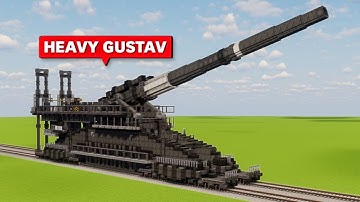I Built the World’s Largest Railway Artillery in Minecraft