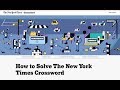 The entire NYT crossword but every time they solve a clue it gets ...