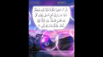 سورة هود الآية ( 3 )