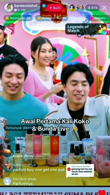 AWAL SARGIO LIVE, PAPIO SM MAMIO RAMBUTNYA APA ADANYA😁#shorts #shortvideo #sarwendah #sargio #love