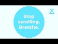Stop swiping and scrolling. Breathe instead. #shorts