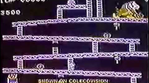 Donkey Kong (Atari 2600 / Coleco Vision) - Retro Video Game Commercial / Ad