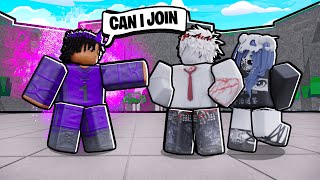 I Tried Out For A PRO CLAN in Roblox The Strongest Battlegrounds