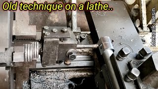 The old technique I still do to make the crankshaft