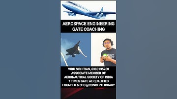 GATE Aerospace Engineering coaching, live class video course assignment test series, topper viru sir