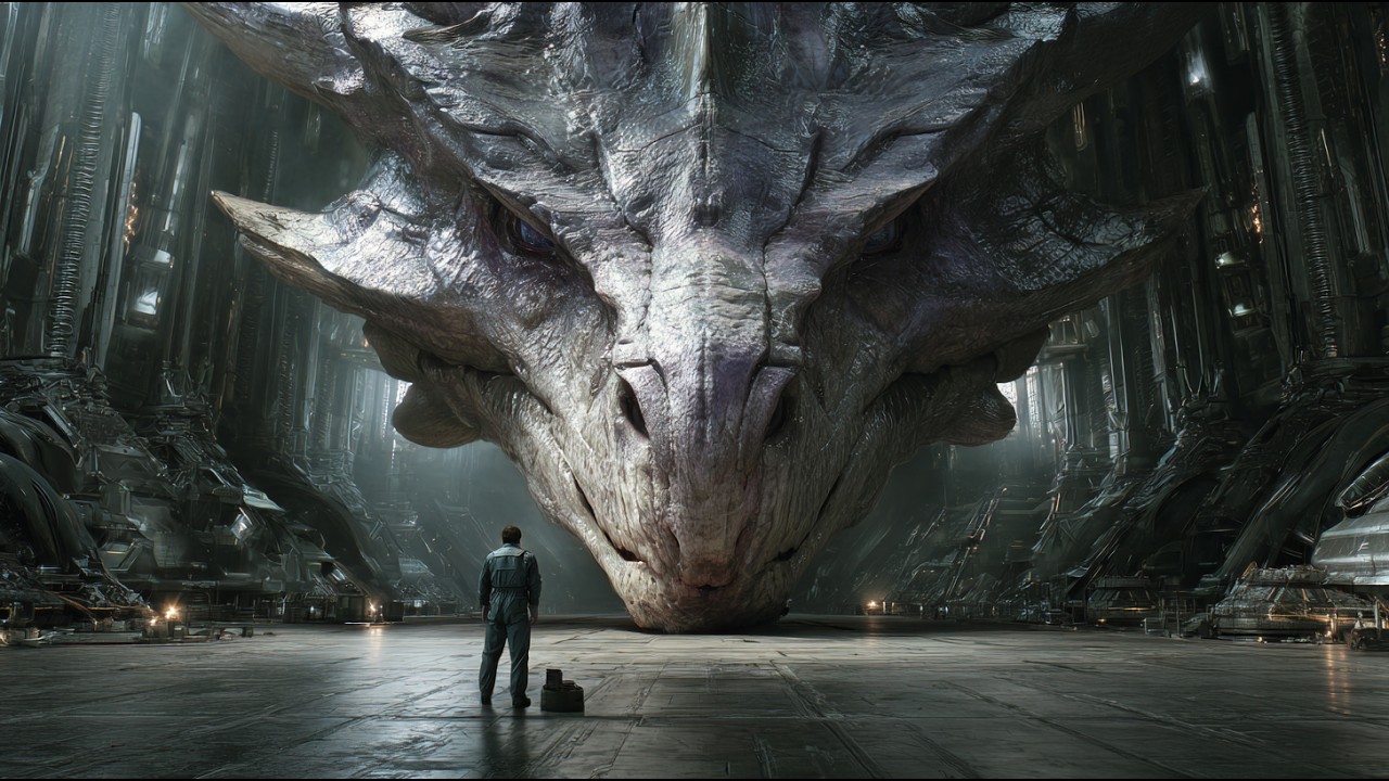 The Alien Emperor Caught a Human Cleaner Shielding His Precious Baby Dragon—And Stood in Awe | HFY