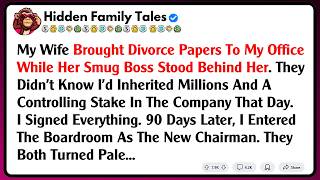 My Wife Brought Divorce Papers To My Office While Her Smug Boss Stood Behind Her. They Didn’t...