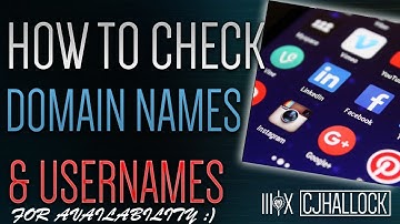How to Choose the Best Username & Domain | Knowem.com Tutorial