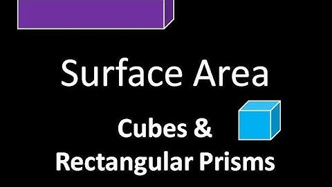 Geometry: Surface Area of Cube & Rectangular Prism