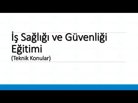 Video: İSG Təlimini Necə Təşkil Etmək Olar