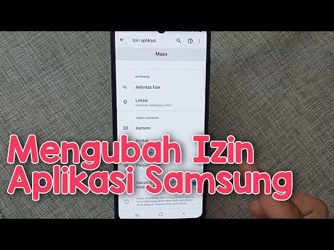 Cara Mengubah Izin Aplikasi di HP Samsung Galaxy M32 M21 A03S M12 M42 M22 One UI 3.1