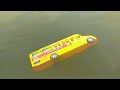 Mencari Mobil Mainan Menggunakan Perahu di Tambak Udang