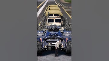 MILITARY ATTACK ON MICHAEL  | SANDY GAMERZ  #shorts #gta5 #technoGAMERZ