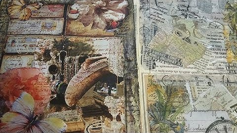 VINTAGE ALTERED FILE FOLDER MIXED MEDIA STYLE PT.3