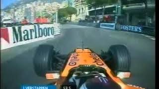F1 Monaco 2001 - Jos Verstappen Onboard