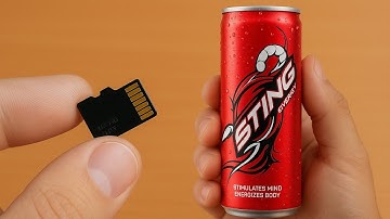 Herstel uw beschadigde SD-kaart met Sting Energy Drink en WD 40, geheugenkaart, expert 101