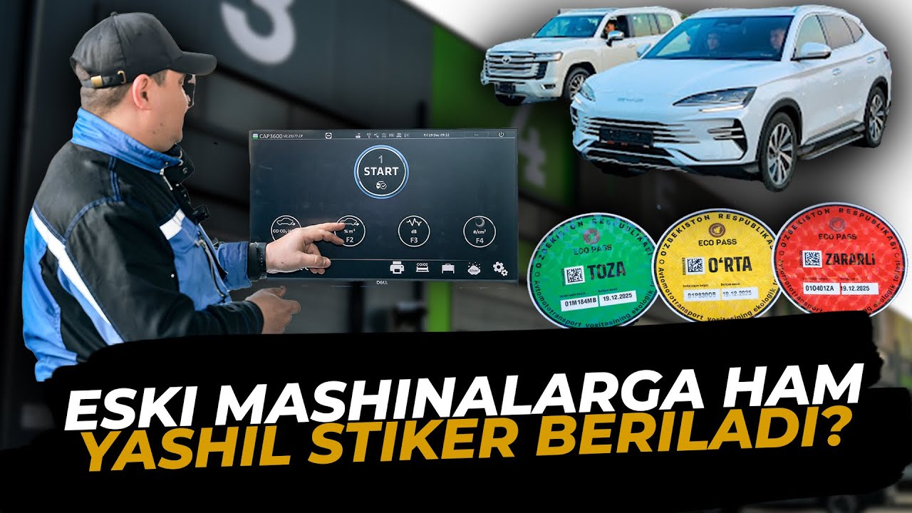 Qizil stiker olgan mashinalar shaharga kira olmaydimi? Ekostikerlar qanday ishlaydi?