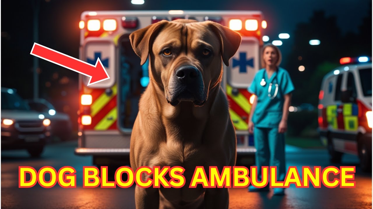 Dog Blocks Ambulance—Then They Realize the Shocking Truth!