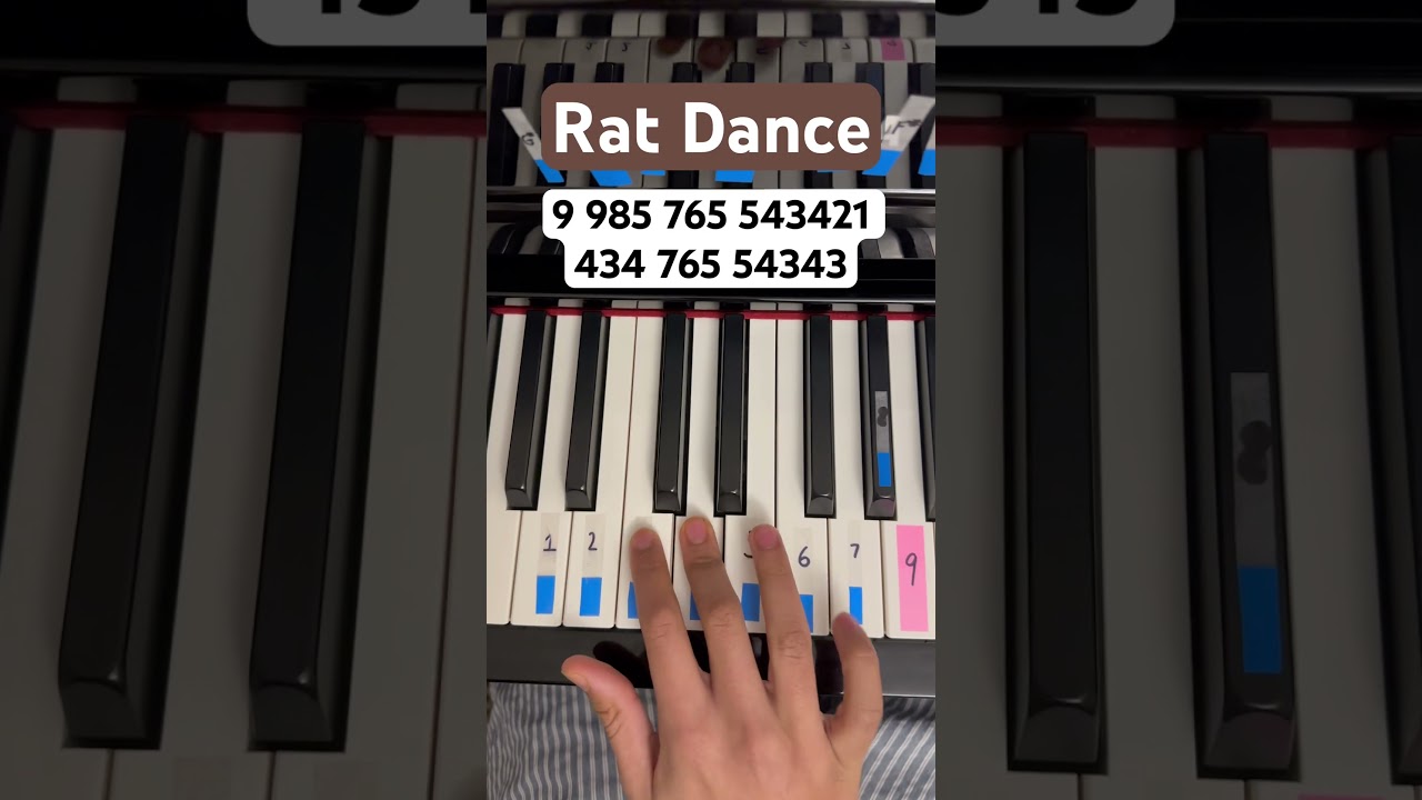 Rat Dance - Easy Piano Tutorial