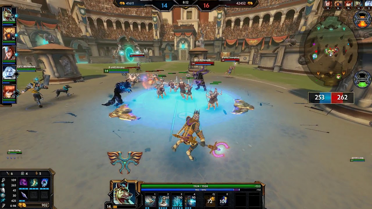 Smite motd Battleground of the Dogs Anubis gameplay - YouTube
