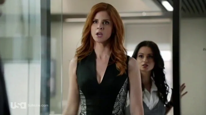 Suits S04E04 - Donna in Mike's office [ENG subtitl...