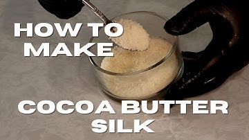 Make your own cocoa butter silk | Chocolate Covered Chocolate