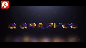 ⚡How To Make Cinimatic Saber Intro In Kinemaster😍🔥 | Kinemaster Tutorial | G Graphics