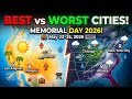 Memorial Day 2026: Best &amp; Worst Cities for Your 3-Day Weekend Plans!