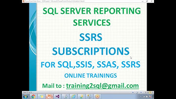 28 SSRS SUBSCRIPTIONS