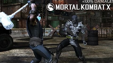 Mortal Kombat X - Revenant Sub-Zero Level 1 2 X Super Moves |Ice Ball|Frost Hammer|Deep Freeze