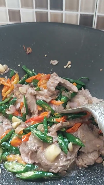 tumis sayur keciwis cah sapi