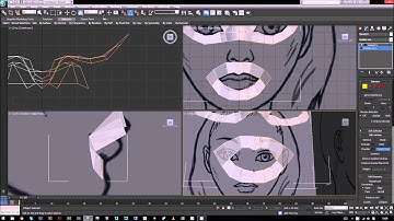 3D Face Modeling 04 - Modeling the mouth muscle loop