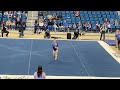 Emily lee floor at 2024 meet the bruins