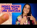 Perdi minha unha, levei uma pancada na unha em gel e minha unha natural caiu.